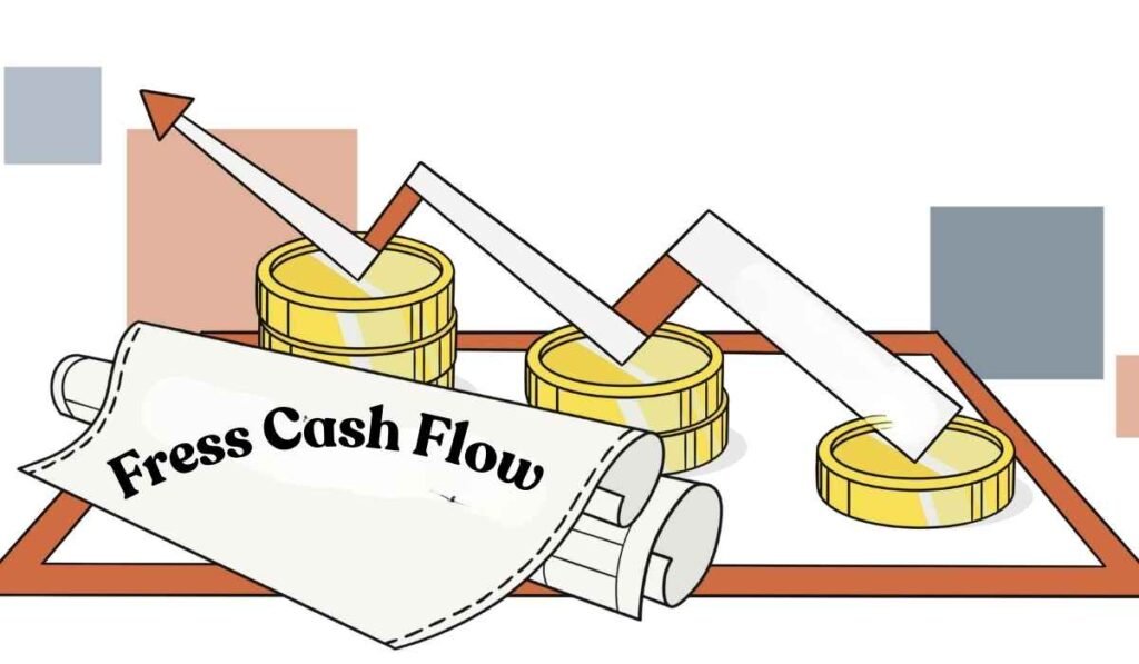 What does negative free cash flow mean