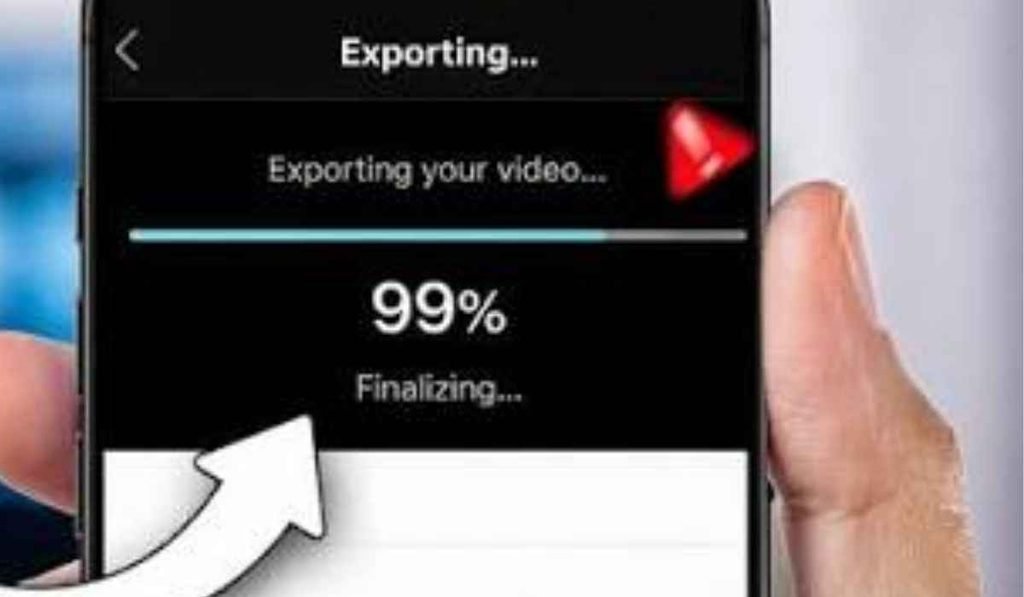 capcut export stuck loading