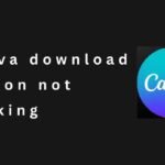 Canva download button not working