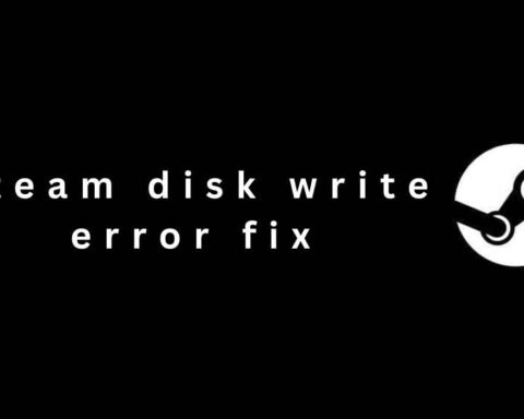 Steam disk write error fix