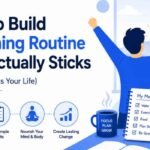 how do you make a morning routine stick to it?