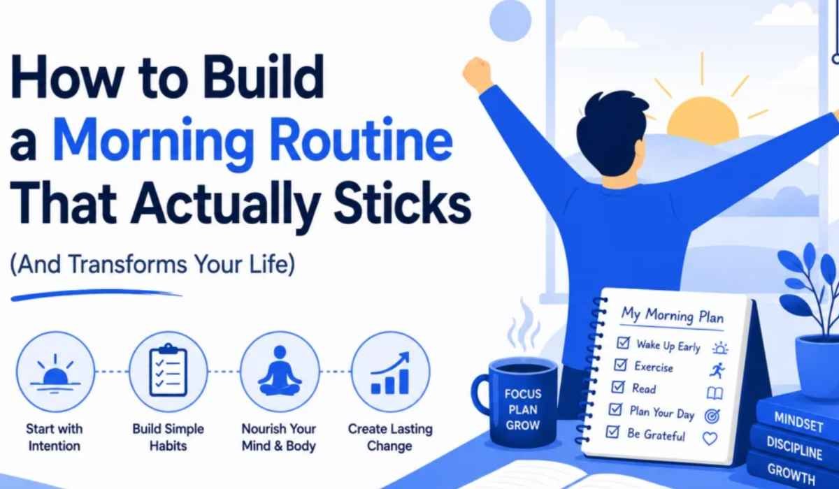 how do you make a morning routine stick to it?