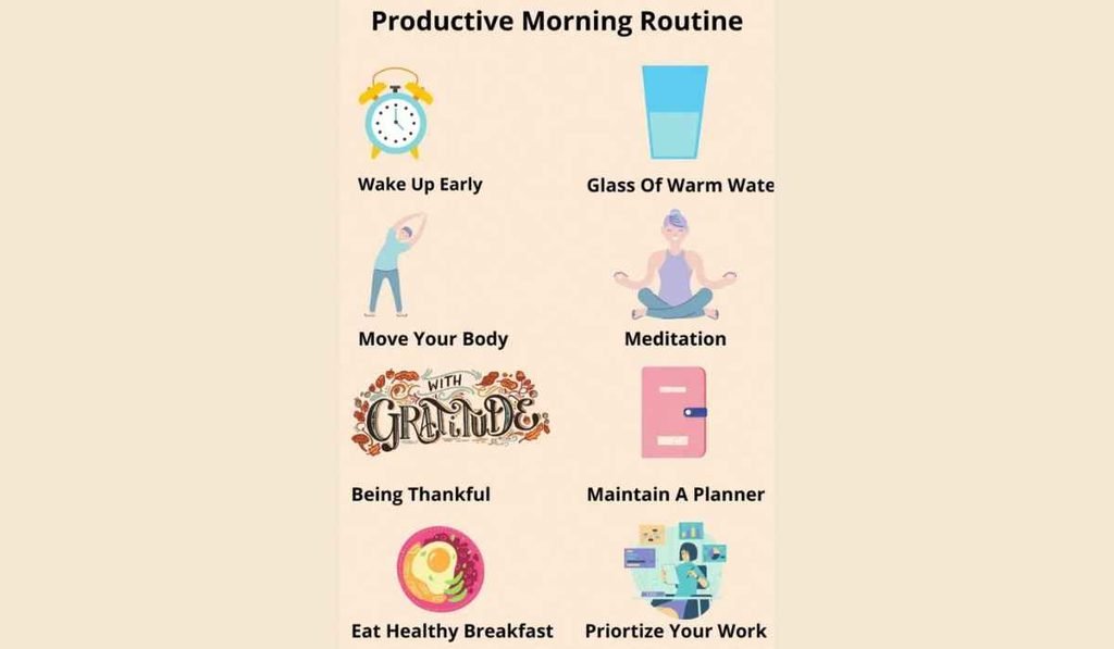 simple morning routine habits